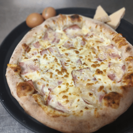 PIZZA CARBONARA 40CM